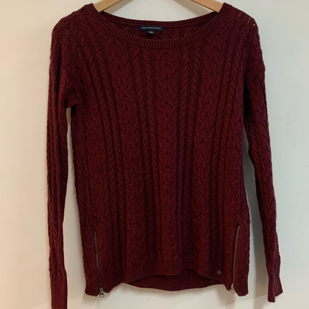 American Eagle Outfitters Crochet Sweater